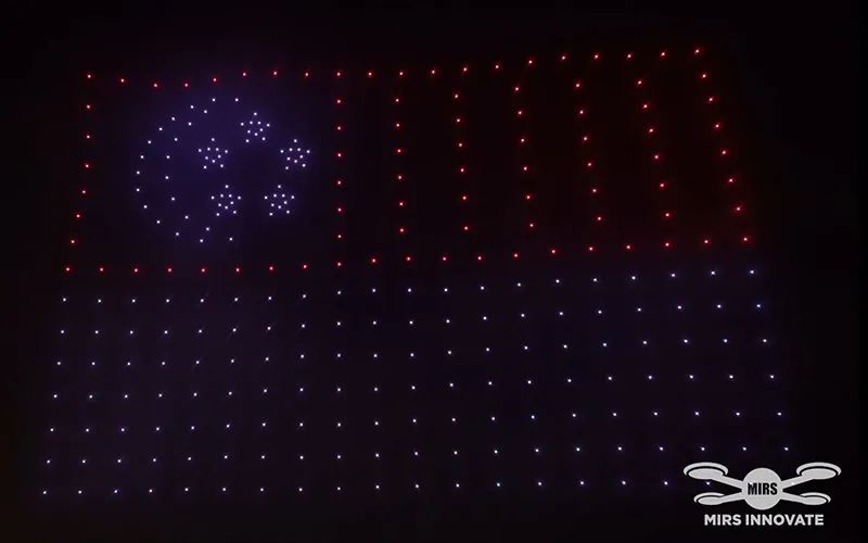 2020 AFF Suzuki Cup Championship Drone Show Singapore — 300 Drones | MIRS Innovate Drone Light Show