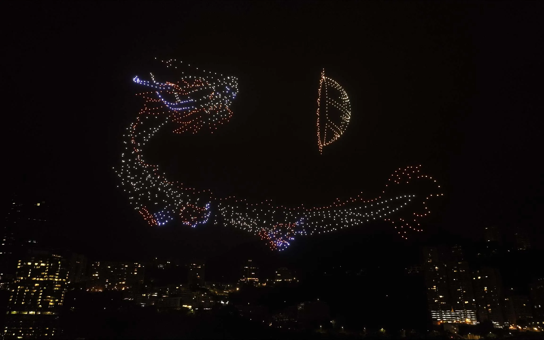 1500 drones · China · Brand promotion