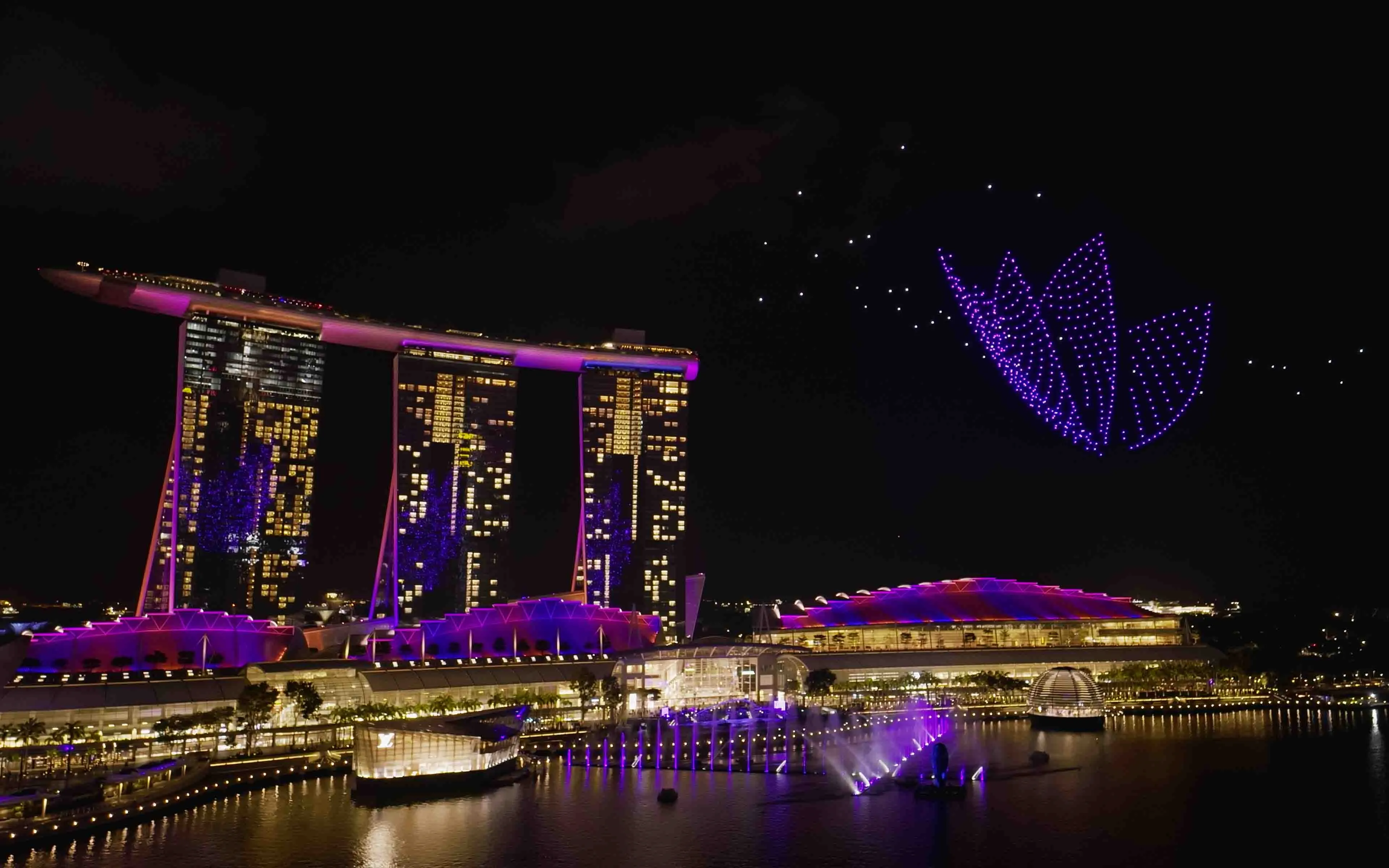 Porsche Product Launch Drone Light Show Singapore — 600 Drones | MIRS Innovate Drone Light Show