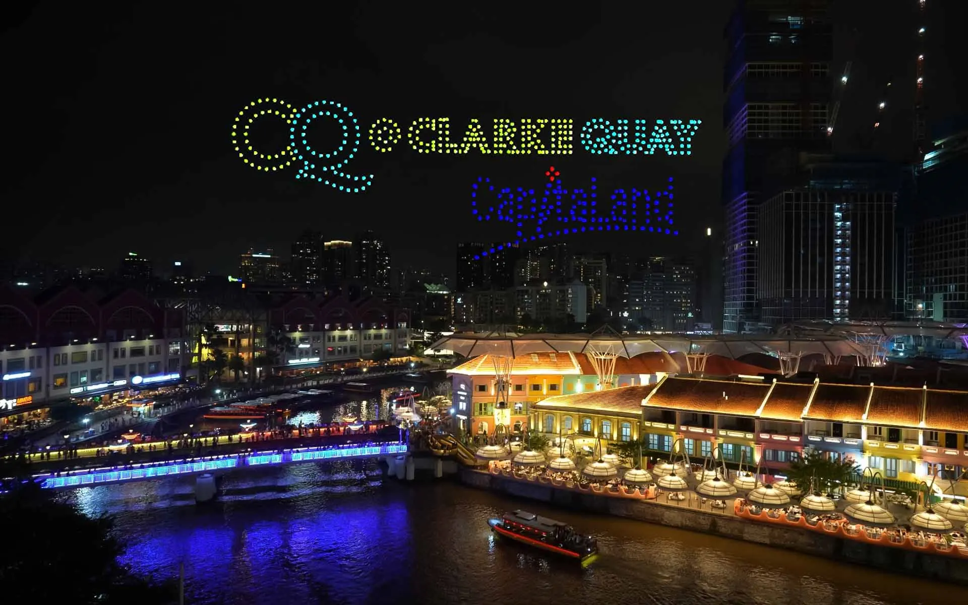 5,00 drones · Singapore · Celebration